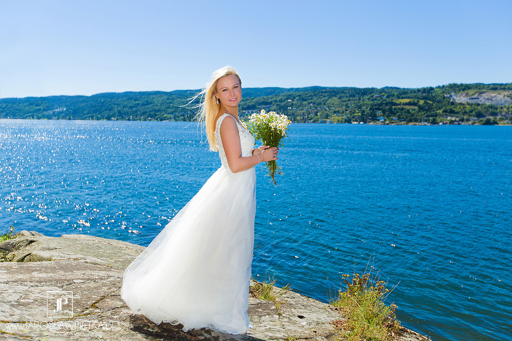 Panna Młoda, Sesja ślubna w Norwegii