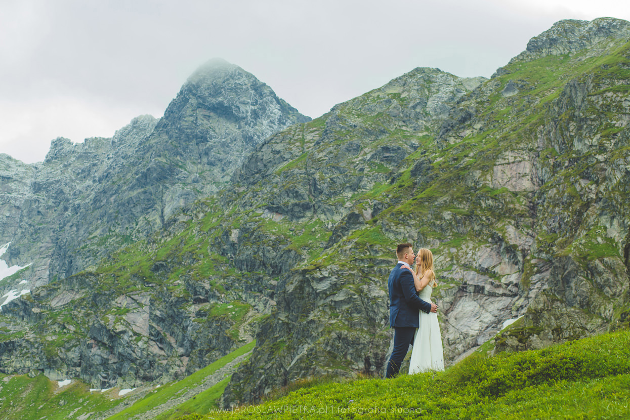 plener ślubny w Tatrach